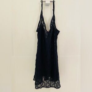 Black Lacey Slip - Women Intimates & Sleepwear